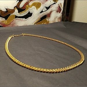 Mens "Jax" 18K REAL Gold Plated 6mm Curb Chain